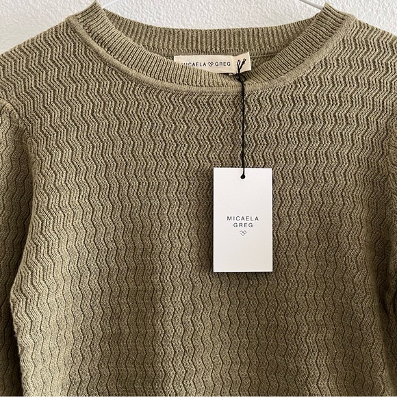 Micaela Greg Ripple Knit Tee - Picture 6 of 12